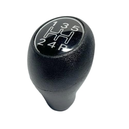 Weixxoai Auto-Schaltknauf-Adapter Für Peugeot 504 505 205 309 Schwarz & Silber/Rot/Grün/Gelb 5-Gang-Schaltknauf Hebel Auto-Schaltknauf(Silber) von Weixxoai