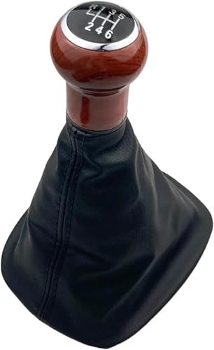 Weixxoai Auto-Schaltknauf-Adapter Für VW für Passat B5 1998-2004 Leder Schaltknauf Gamasche Boot Abdeckung Fall(6 speed) von Weixxoai