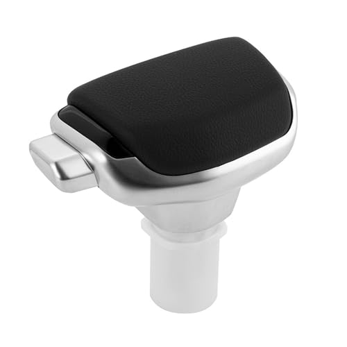 Weixxoai Auto-Schaltknauf-Adapter Leder Auto Shifter Getriebekopf Schalthebel für DSG Yachtstyle Schaltknauf automatische Schalthebel Dekoration Modifikation Auto Acce(Smooth) von Weixxoai