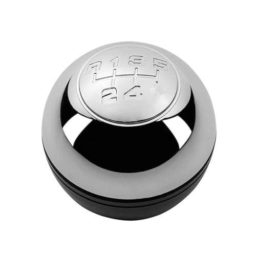Weixxoai Auto-Schaltknauf-Adapter Schaltknauf für Giulietta 2010-2018 Auto-Styling 5/6 für Speed ​​Shifter Stick(Silber,5 Speed) von Weixxoai