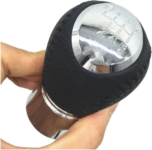 Weixxoai Auto-Schaltknauf-Adapter Zubehör 5/6 Geschwindigkeit Auto Schaltknauf Hebel Stick Gamasche Boot Abdeckung Fall Kragen Für Mazda 6 M6 2002 2003 2004 2005 2006 2007(6 Speed Gearknob) von Weixxoai