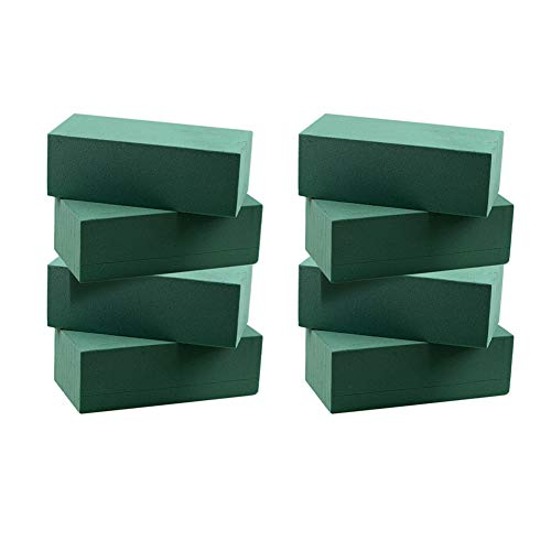 Schaumstoff-Ziegelsteine für Blumenarrangements, 22,9 x 10,2 cm, Grün, 8 Stück Schaumstoff-Ziegelsteine für Blumenarrangements, 22,9 x 10,2 cm, Grün, 8 Stück von Weiye
