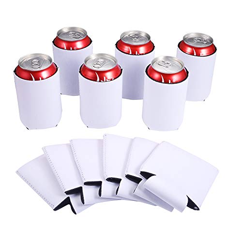 Weiye Sublimationsrohlinge Dosenkühler – 12 Stück Neopren-Bierkühler, ideal für DIY-Projekte für Hochzeit, Junggesellinnenabschied, Geburtstage von Weiye