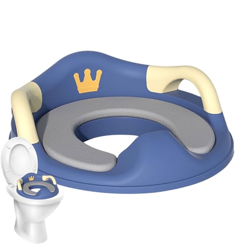 Toilettensitz Für Kinder Mit Griffen, Töpfchen Training Sitze, WC Sitz Baby Training Toilettentrainer Mit Rutschfest Matte, Integrierter Spritzschutz, Reise Toilettensitzmatte Für Jun-gen Und Mädchen Toilettensitz Für Kinder Mit Griffen, Töpfchen Training Sitze, WC Sitz Baby Training Toilettentrainer Mit Rutschfest Matte, Integrierter Spritzschutz, Reise Toilettensitzmatte Für Jun-gen Und Mädchen von Weiyidea