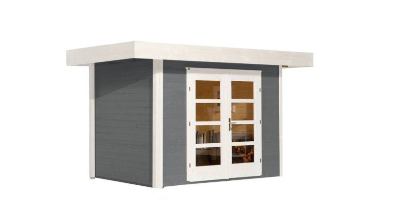 Weka 28 mm Designhaus 126 -295 x 210 cm-grau - 50 % Rabatt auf Dacheindeckung von Weka