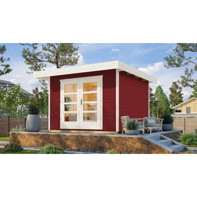 Weka Holz-Gartenhaus Flachdach Lasiert 375 cm Weka Holz-Gartenhaus Flachdach Lasiert 375 cm von WEKA