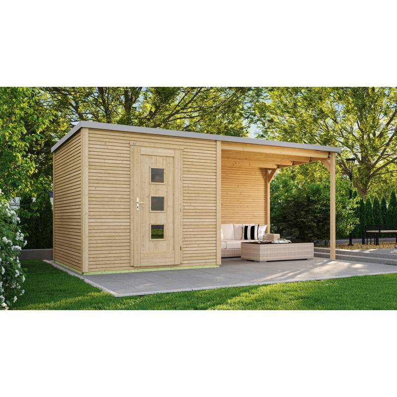 Weka Holz-Gartenhaus wekaLine 413 B Gr. 1 Natur 546 cm x 250 cm Weka Holz-Gartenhaus wekaLine 413 B Gr. 1 Natur 546 cm x 250 cm von WEKA