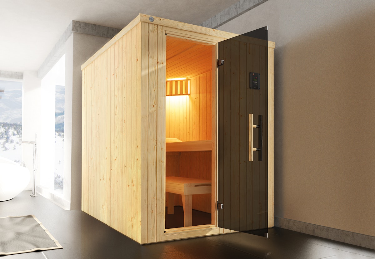 Weka Elementsauna Kaarina 1 mit Fronteinstieg - 68 mm Ohne Ofen von Weka