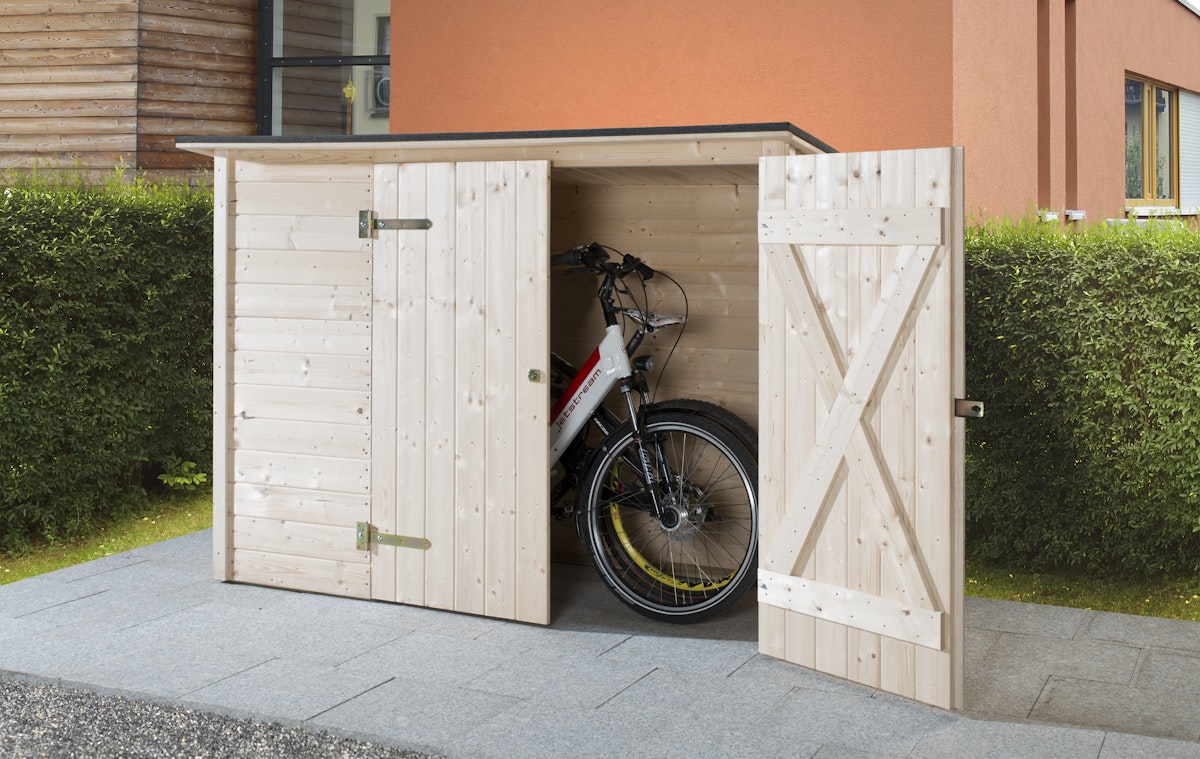 Weka Fahrrad- und Mülltonnenbox 19 mm-Ohne Regalboden von Weka