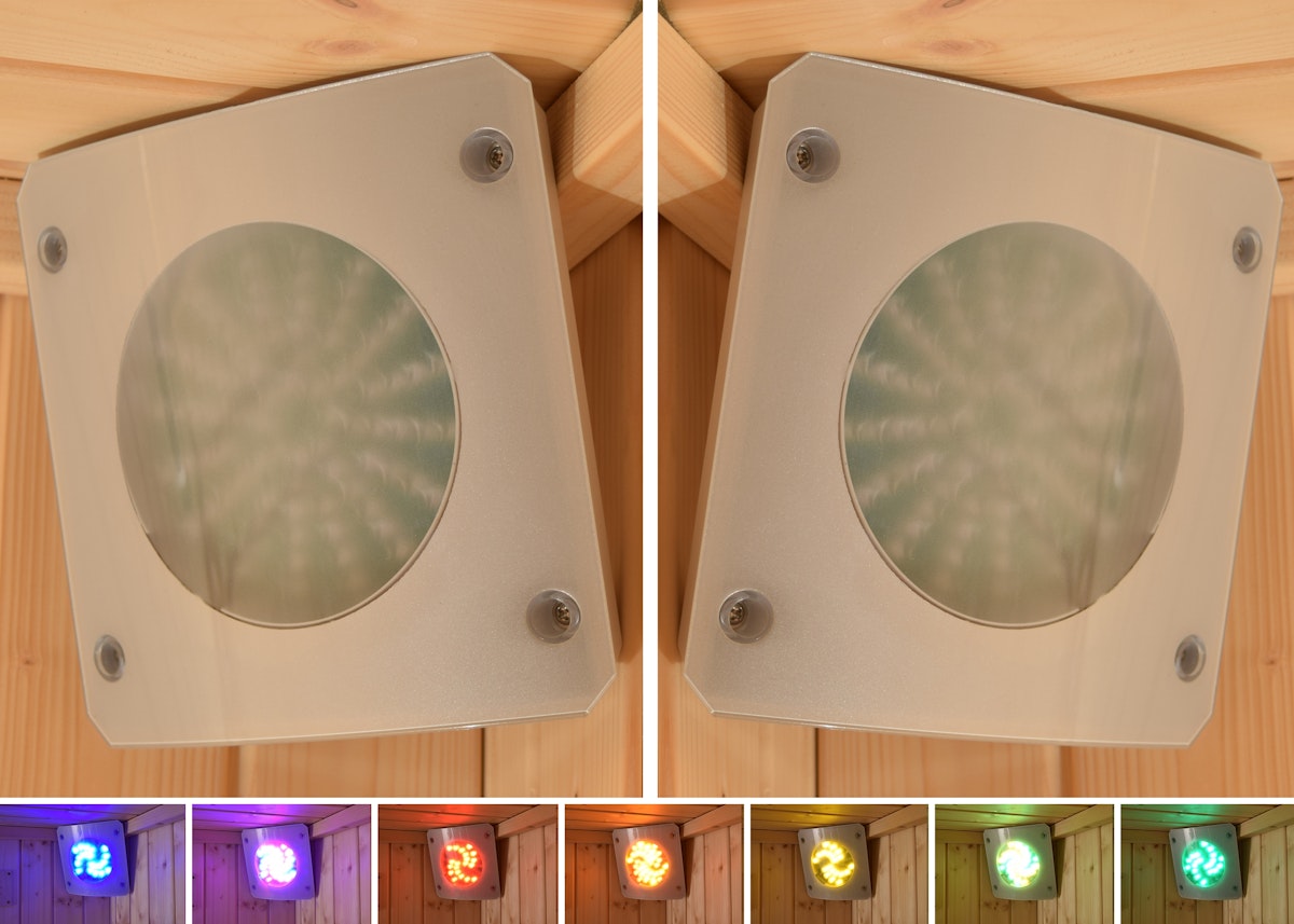 Weka Farblicht-Set (2 LED Felder) SET B - Inkl.Steuerungsmodul und Bedienteil von Weka