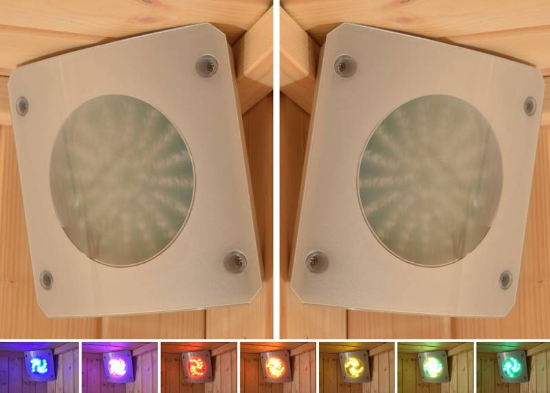 Weka Farblicht-Set (2 LED Felder) SET B - Inkl.Steuerungsmodul und Bedienteil von Weka