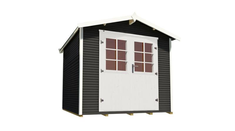 Weka Gartenhaus 218 wekaLine - 28 mm-301 x 295 cm (Gr. 4)-anthrazit - 50 % Rabatt auf Dacheindeckung von Weka