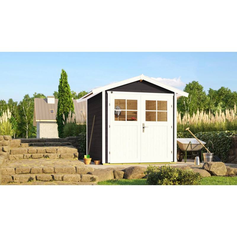 weka Gartenhaus 224 Gr.1, anthrazit, 21 mm, DT von WEKA