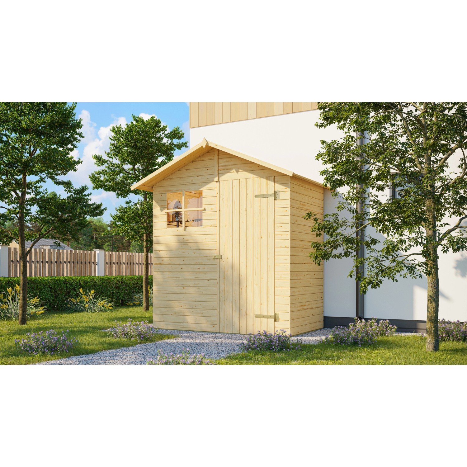 Weka Holz-Gartenhaus Easy Natur 180 cm x 100 cm von WEKA