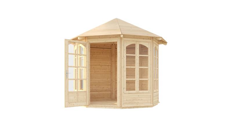 Weka Pavillon 234 A / B -4 Fenster + 3 Holzelemente von Weka