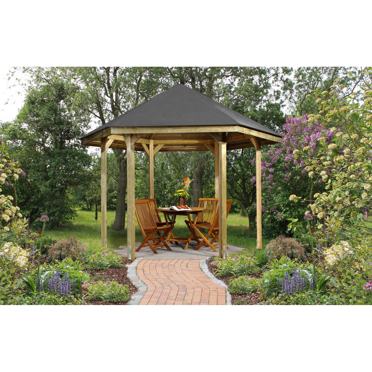 Weka Pavillon 656 Gr.1  326 cm x 376 cm von WEKA