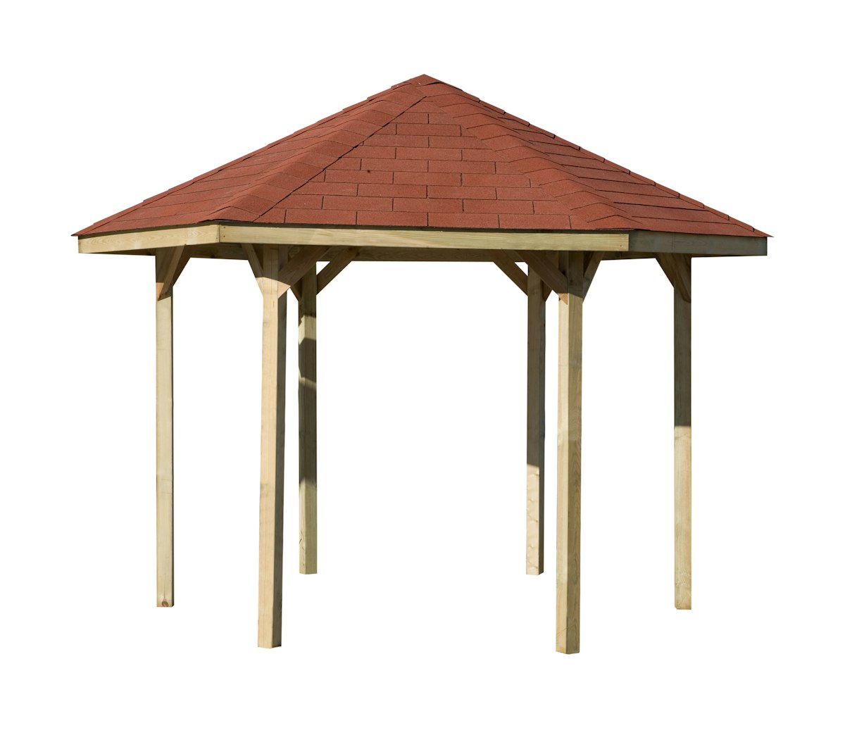 Weka Pavillon 656 - Sparset inkl. Schindeln 326 x 376 cm von Weka