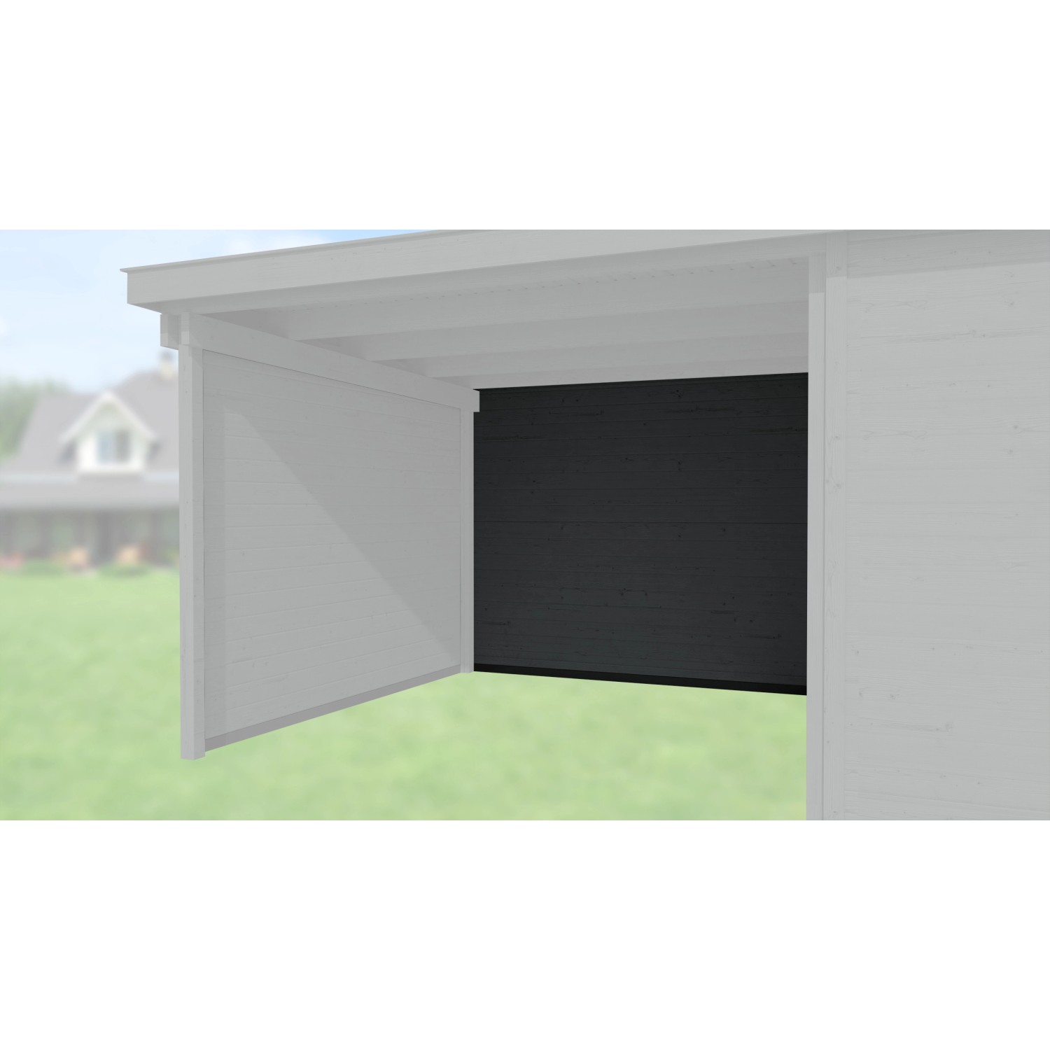 Weka Rückwand 150 cm für Designhaus Typ 126 und 172 Anthrazit von WEKA