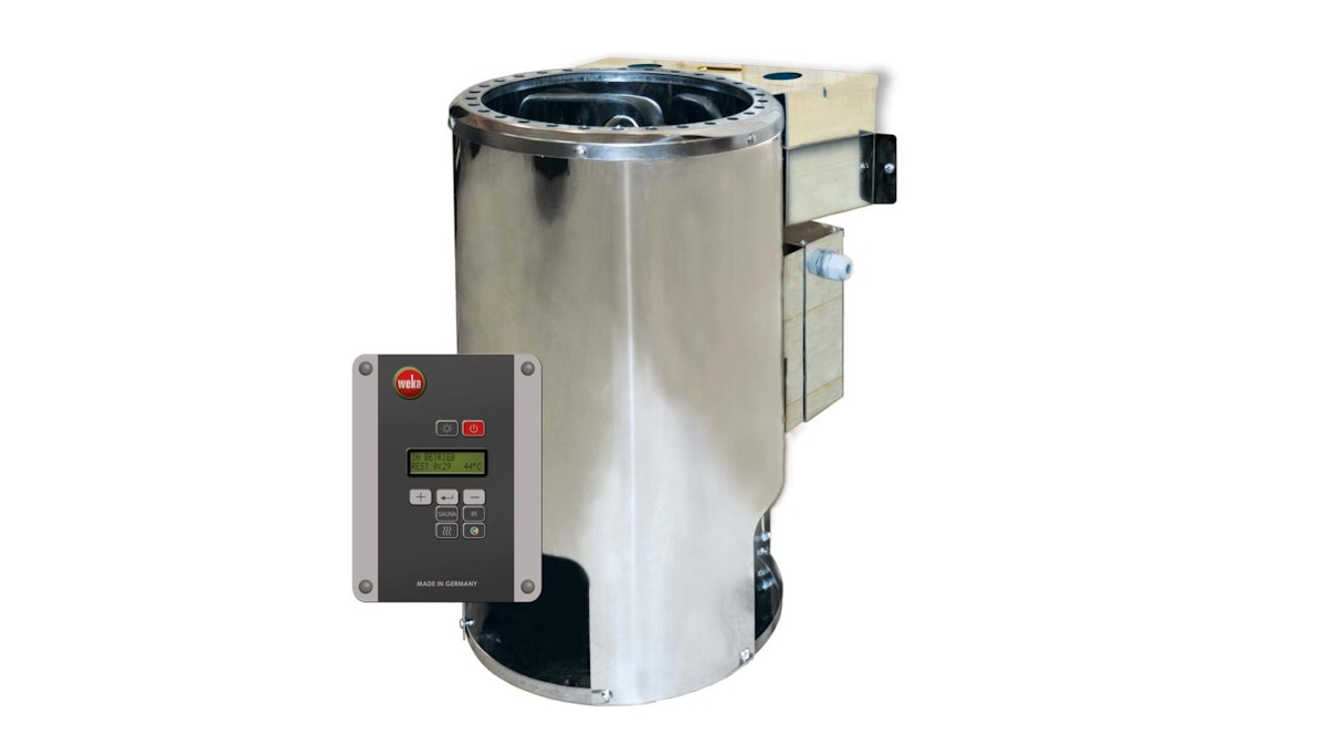 Weka Saunaofen-Set 5 inkl. 3,6 kW BioAktiv Ofen mit Dampfbad-Funktion, Saunasteine, Steuergerät von Weka