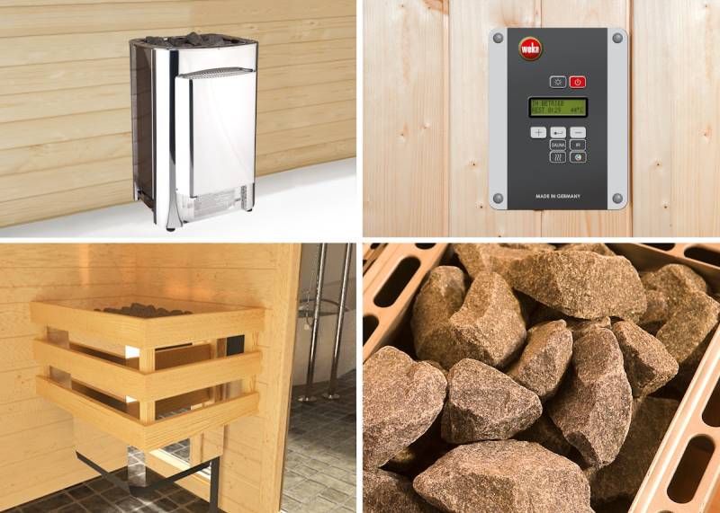 Weka Saunaofen Spar-Set "Profi" 11 kW-11,0 kW Saunaofen Profi-OS inkl. Steuerung von Weka