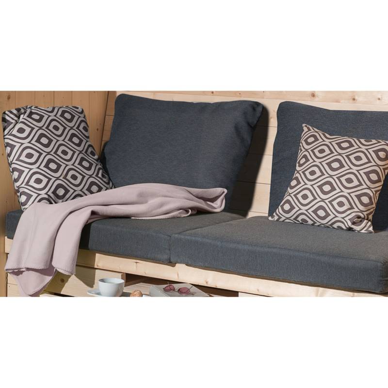 Weka Sitzkissen-Set Anthrazit für Merano und Bozen von WEKA