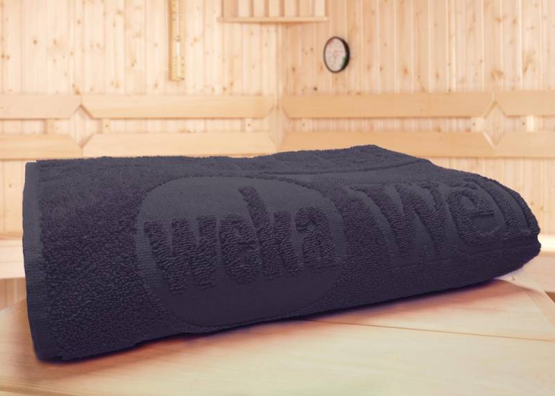 Weka Spezial-Saunahandtuch anthrazit Weka Spezial-Saunahandtuch anthrazit von Weka