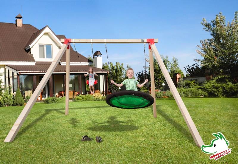 Weka Tabaluga Drachenschaukel inkl. Schaukelnest und Schaukelbrett Weka Tabaluga Drachenschaukel inkl. Schaukelnest und Schaukelbrett von Weka