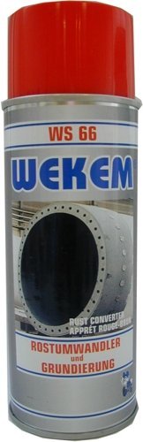 3x 400ml Wekem Rostumwandler-Spray WS66 von Wekem