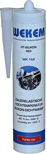 WEKEM WK 158 Hochtemperatursilikon rot 310 ml von Wekem