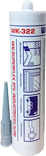 WEKEM WK 322 SUPERFLEX RTV-Industriesilikon grau 310 ml von Wekem