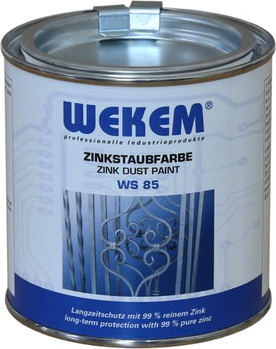 Wekem WS-85-800 Zinkstaubfarbe zink 800 g (1er Pack) von Wekem