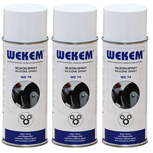 Wekem 3er Sparpack 400ml Silikon-Spray WS74 von Wekem