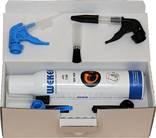 Wekem WS-600-200S Keramikpaste HTC-Tube 200 ml, Presspack Set (inkl. Windeldispenser und Pinsel), 200 ml Set von Wekem