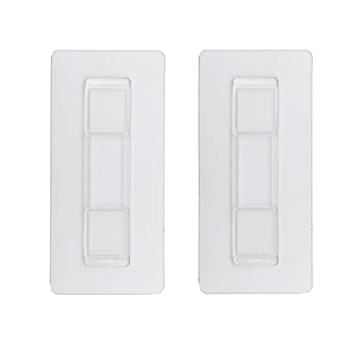 Wekity Zahnbürstenhalter Wandkleber, Wandsticker für multifunktionale platzsparende Zahnbürstenhalter mit Zahnpastaspender (Wandaufkleber, 2PCS) von Wekity