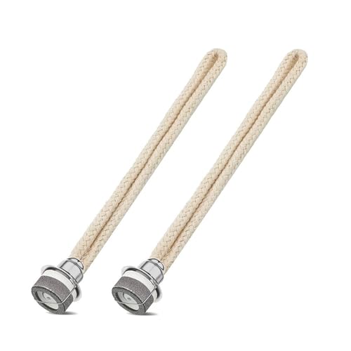 Wekuw Öllampe Docht, 2 Stück Lampe Ersatzdocht Docht für Öllampen Katalytische Lampe Ersatz Docht Katalytische Lampe Ersatz Docht Mit Brenner, für Raumluft Verbessern Aromatherapie (14.6mm) von Wekuw