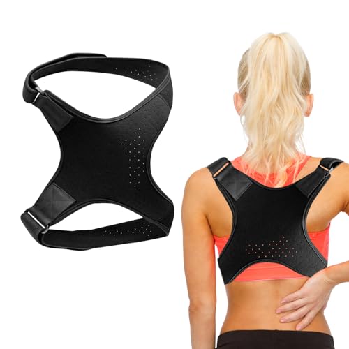 Wekuw Haltungskorrektur Rücken Damen und Herren, Rücken Geradehalter, Rückenstrecker, Back Posture Corrector Effektiv Verhindern Sie Buckel, Rückenstützgürtel für Eine Aufrechte Körperhaltung von Wekuw