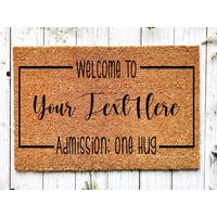 Personalisierte Türmatte-Personalisierte Türmatte-Personalisiertes Geschenk-Geschenk-Geburtstagsgeschenk-Willkommenstürmatte von WelcomeIshDoormats