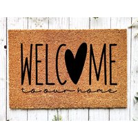 Willkommensmatte, Türmatte, Haustürmatte, Haustürmatte von WelcomeIshDoormats