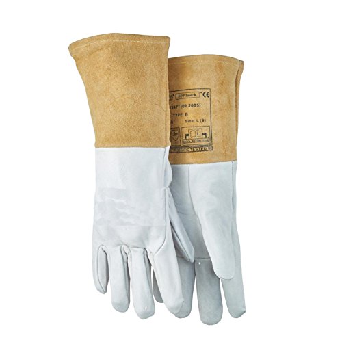 Weldas 10-1009L Schweißerhandschuh Supersoft, Größe L, 1 Paar aus Ziegenleder Weldas 10-1009L Schweißerhandschuh Supersoft, Größe L, 1 Paar aus Ziegenleder von Weldas