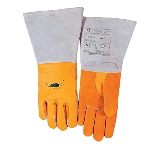Weldas 10-2750L Schweißerhandschuh "10-2750" L, 1 Paar von Weldas