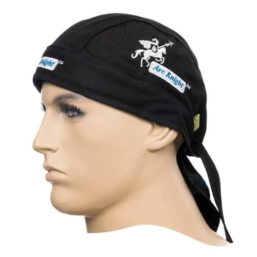 Weldas 23–3611, Flammenhemmendes Kopftuch, Arc Knight, Durag, Flammschutzmittel für Schweißarbeiten, Schwarz, Baumwolle Weldas 23–3611, Flammenhemmendes Kopftuch, Arc Knight, Durag, Flammschutzmittel für Schweißarbeiten, Schwarz, Baumwolle von Weldas