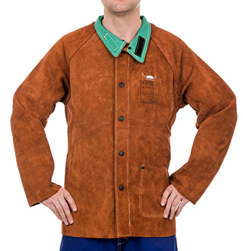 Weldas 44-7300/86/P/XL Schweißerjacke "Leder-Proban" Größe XL von Weldas