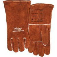 Weldas Schweißerhandschuhe Gr.XL(9,5) braun Qualitäts-Rindspaltleder EN388,EN12477 10PA von Weldas