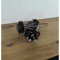 Elegante Handgearbeitete Metallrose - Perfektes Hochzeitsgeschenk Für Die Wohnung von WeldedShop