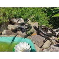 Schildkröte Aus Hufeisen Für Garten Terrasse Oder Teich, Die Perfekte Deko Ihren von WeldedShop