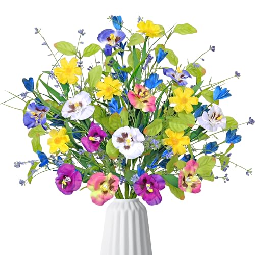 Weldomcor 3 Bündel Künstliche Blumen Balkon Kunstblumen wie echt Wetterfest Kunstpflanzen Außen Seidenblumen Blumenstrauß UV-beständig Balkonpflanze für Innen Außenbereich Balkonkasten (Blau) Weldomcor 3 Bündel Künstliche Blumen Balkon Kunstblumen wie echt Wetterfest Kunstpflanzen Außen Seidenblumen Blumenstrauß UV-beständig Balkonpflanze für Innen Außenbereich Balkonkasten (Blau) von Weldomcor