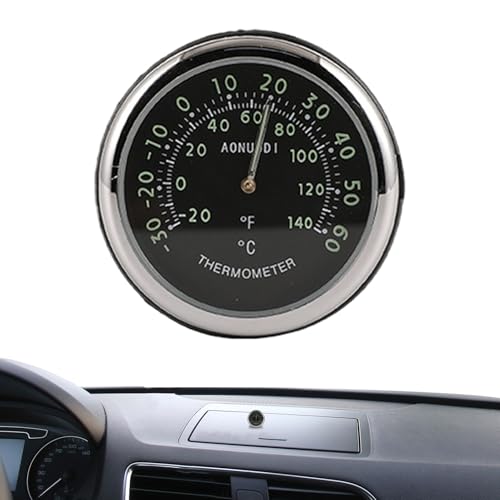 Weldphur Analoguhr Auto,Auto-Thermometer Mit Klebefläche - Belüftungsuhr Für Outdoor Camping, Wohnmobile, Boote, Auto & Zuhause Weldphur Analoguhr Auto,Auto-Thermometer Mit Klebefläche - Belüftungsuhr Für Outdoor Camping, Wohnmobile, Boote, Auto & Zuhause von Weldphur
