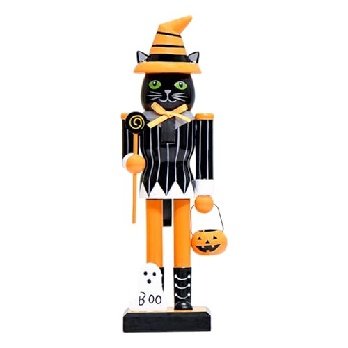 Weldphur Halloween Nussknacker Figuren Holz Nussknacker Soldaten Tischdekoration Holz Skelett Kürbisse Nussknackers Statue Für Halloween Party Dekoration Weihnachtsschmuck Für Schreibtisch, Kamin Weldphur Halloween Nussknacker Figuren Holz Nussknacker Soldaten Tischdekoration Holz Skelett Kürbisse Nussknackers Statue Für Halloween Party Dekoration Weihnachtsschmuck Für Schreibtisch, Kamin von Weldphur