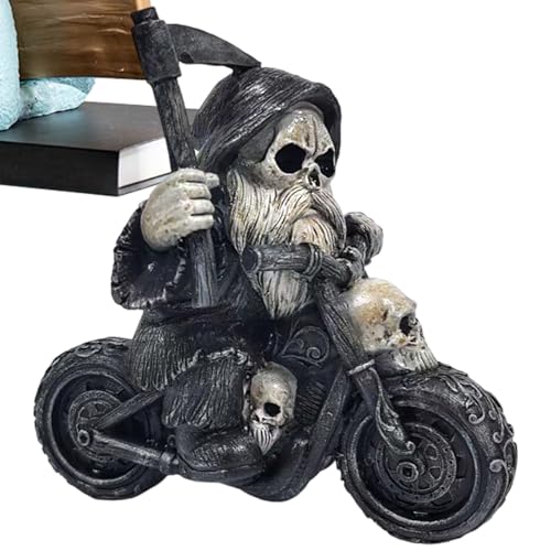 Weldphur Halloween-Reaper-Statue – dekorative Statue für Zuhause, Motorradfahrer-Skulptur für Bücherregal, Spielzimmer, Bücherregal, Themenbars, Nachttisch, Couchtisch, Nachttisch, Halloween Weldphur Halloween-Reaper-Statue – dekorative Statue für Zuhause, Motorradfahrer-Skulptur für Bücherregal, Spielzimmer, Bücherregal, Themenbars, Nachttisch, Couchtisch, Nachttisch, Halloween von Weldphur