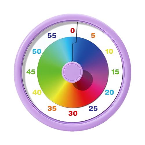 Weldphur Kinder Timer Visueller Countdown | Lautloses Zeitmanagement Tool - Regenbogen Farbiger Countdown Timer | Für Zuhause Klassenräume Küchen Schlafzimmer Bibliotheken Studieren Sport Kochen Weldphur Kinder Timer Visueller Countdown | Lautloses Zeitmanagement Tool - Regenbogen Farbiger Countdown Timer | Für Zuhause Klassenräume Küchen Schlafzimmer Bibliotheken Studieren Sport Kochen von Weldphur
